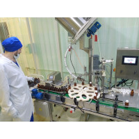 Автоматическая линия розлива дезинфицирующих средств и антисептиков